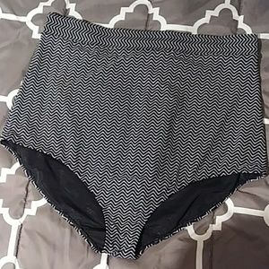 Lane bryant 6th & Lane High Waisted Swim Bottom 28